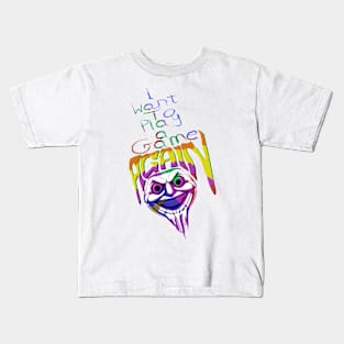 SAW X ( saw 10 ) I Want To Play A Game movie billy puppet Kids T-Shirt